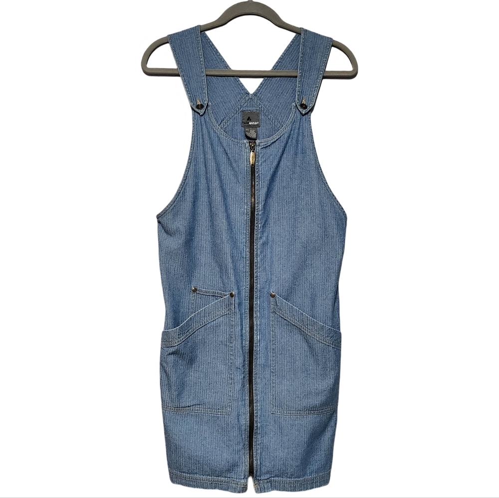 Vintage 90s Lizwear Denim Zip-Up Jumper